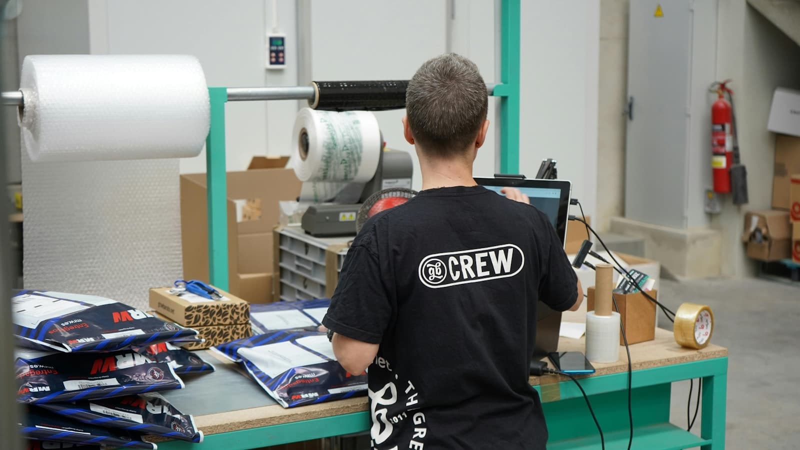 Label printing equipment