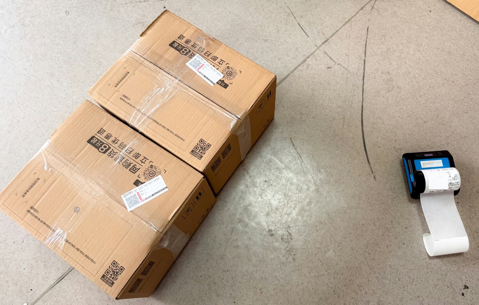 Shipping stickers and packaging labels